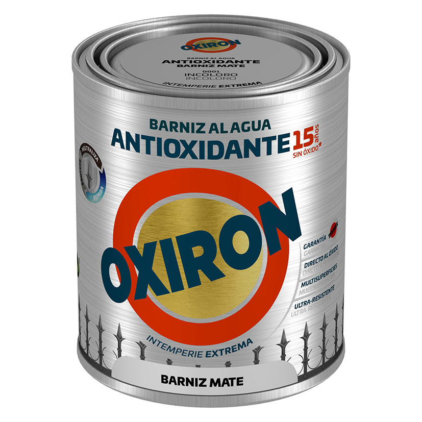 OXIRON BARNIZ ANTIOX.AGUA MATE 750ML