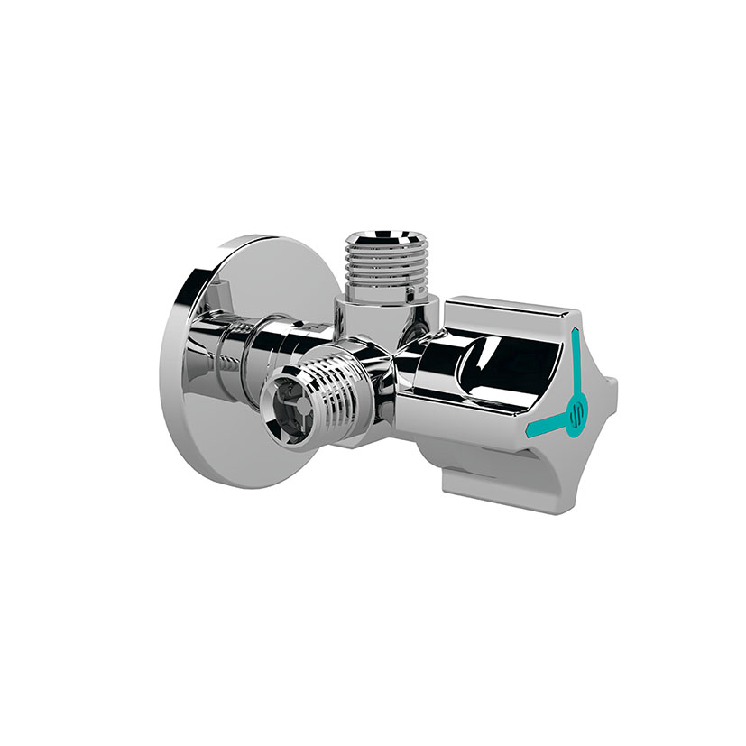 LLAVE ESCUADRA DOBLE 1/2x3/8x3/8