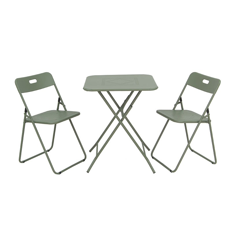 Conjunto plegable metálico Agata