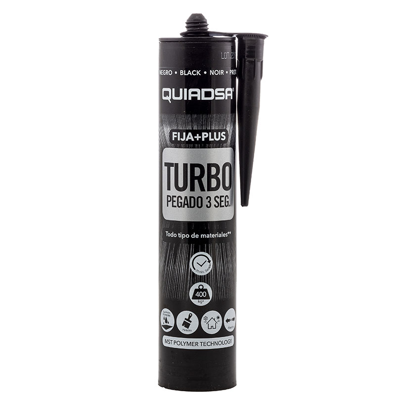 ADHESIVO FIJA PLUS TURBO 290 ML. NEGRO