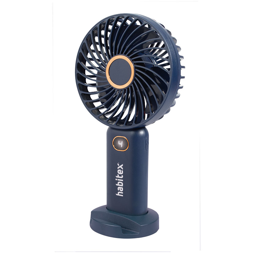 VENTILADOR DE MANO USB HABITEX AZUL