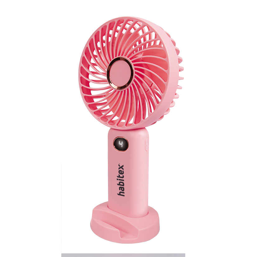 VENTILADOR DE MANO USB HABITEX ROSA