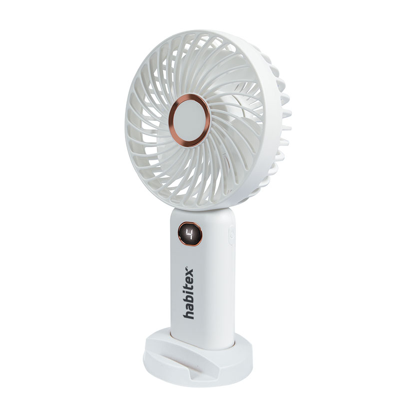 VENTILADOR DE MANO USB HABITEX BLANCO