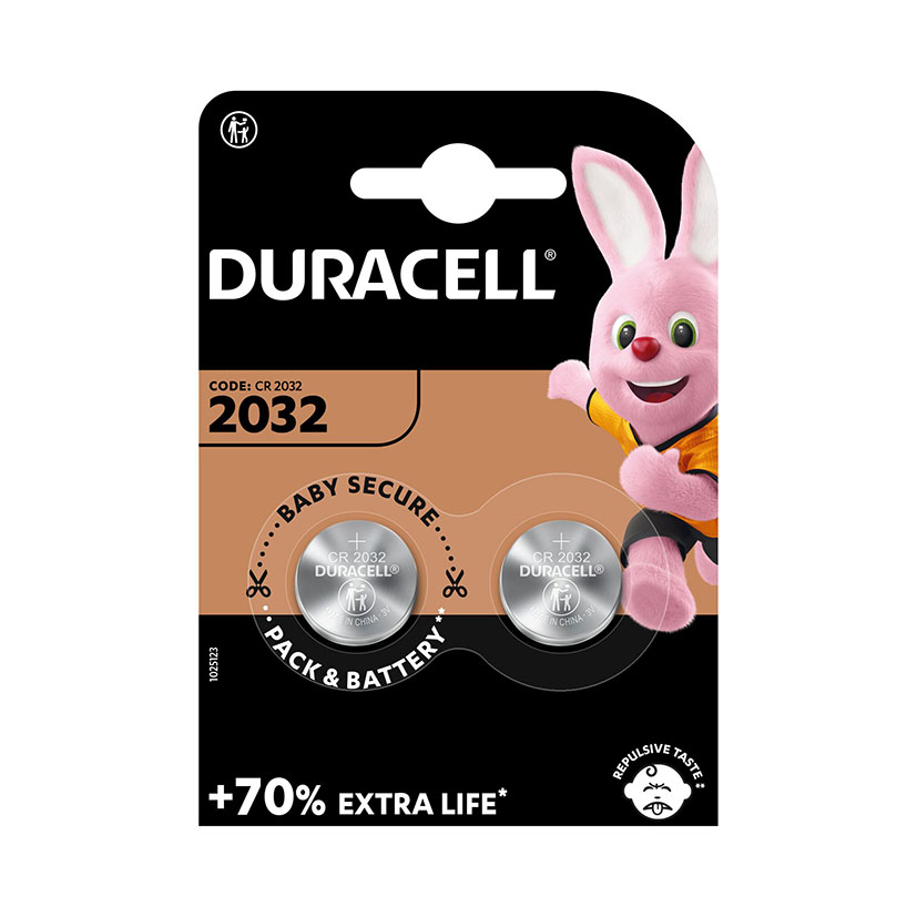 PILA LITIO BOTON DL2032 2 UN. DURACELL