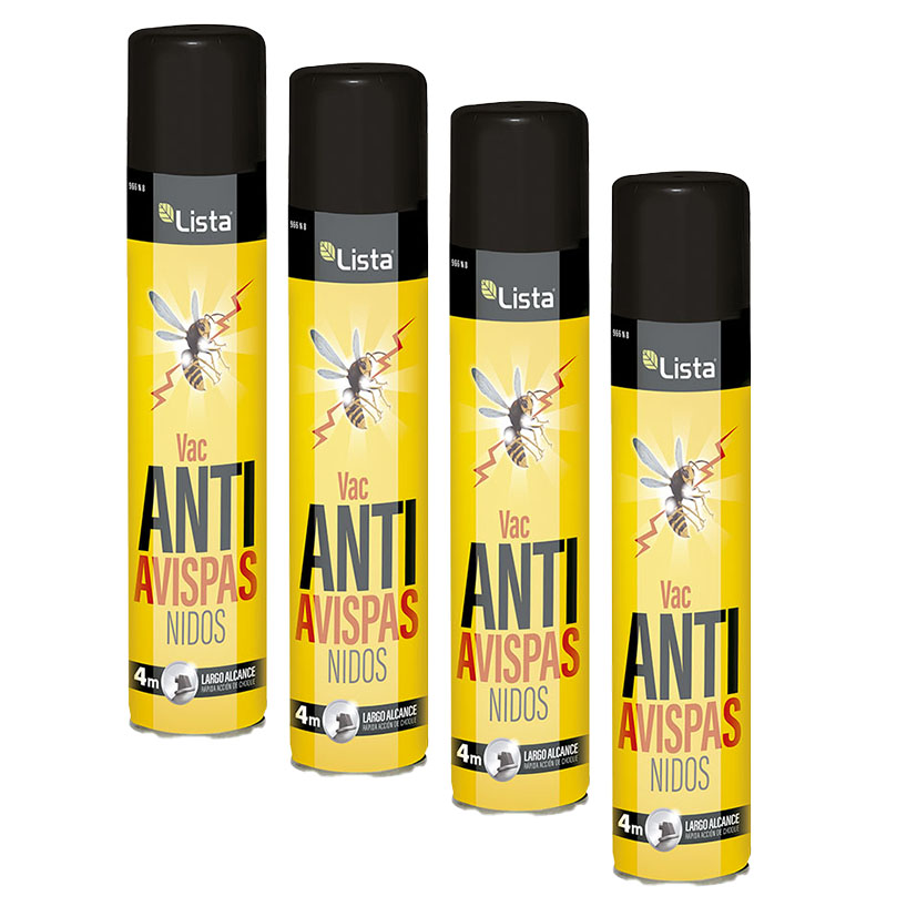 INSECTICIDA AVISPAS/AVISPEROS.750 ML. 4U