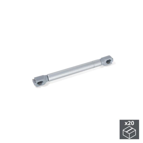 Lote de 20 pistones para muebles con puertas abatibles Emuca con fuerza 6 kg y recorrido 100 mm