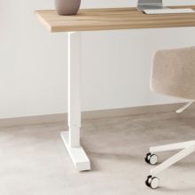 Emuca Table motorisée réglable en hauteur Table réglable en hauteur, Acier, Peint en blanc - Item6