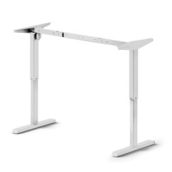 Emuca Table motorisée réglable en hauteur Table réglable en hauteur, Acier, Peint en blanc - Item