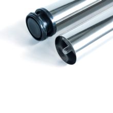 Emuca Pieds pour table D. 60 mm en acier, Ø 60, Chromé, Acier - Item2