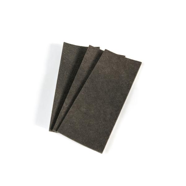 Bolsa de 3 fieltros autoadhesivos Emuca rectangulares 100 x 250 mm