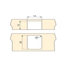 Emuca Lote de 20 ruedas para muebles, para tapa giratoria, diámetro 13mm, Acero y plástico - Ítem1