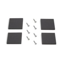 Emuca Juego de patas rectangulares Square para mesa, ancho 600mm, Acero, Pintado blanco - Ítem6
