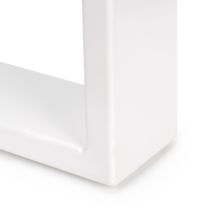 Emuca Jeu de pieds rectangulaires Square pour table, largeur 800mm, Acier, Peint en blanc - Item3