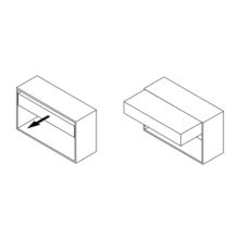 Emuca Coulisses pour table extensible et relevable Oplà Folding+39, Aluminium, Acier inox anodisé - Item2