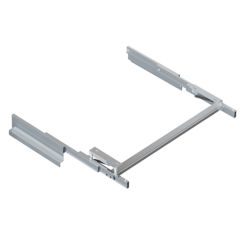 Emuca Coulisses pour table extensible et relevable Oplà Folding+39, Aluminium, Acier inox anodisé - Item