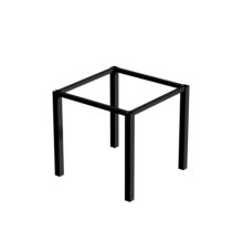 Emuca Patas cuadradas y estructura para mesa, 50x50mm, 750x750mm, Acero, Pintado negro - Ítem10