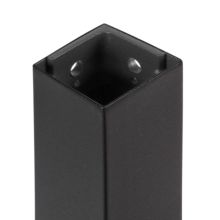 Emuca Patas cuadradas y estructura para mesa, 50x50mm, 750x750mm, Acero, Pintado negro - Ítem2