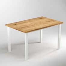 Emuca Pieds carrés et cadre de table, 50x50mm, 1150x750mm, Acier, Peint en blanc - Item8