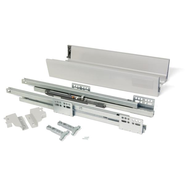 Kit de cajón exterior Vantage-Q Emuca altura 83 mm y profundidad 450 mm