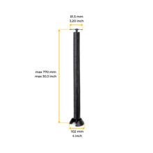 Columna pasacables Hexa, Plástico, Negro - Ítem1