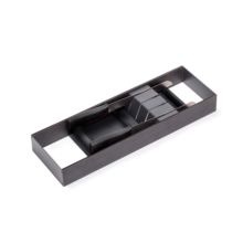 Emuca Porte-couteaux Orderbox pour tiroir, 150x470 mm, Gris anthracite, Acier et Bois - Item3