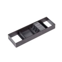 Emuca Porte-couteaux Orderbox pour tiroir, 150x470 mm, Gris anthracite, Acier et Bois - Item6