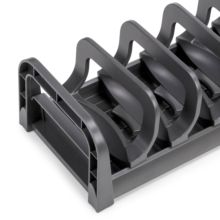 Emuca Support de plaque Orderbox pour tiroir, 120x470 mm, Gris anthracite, Aluminium et Plastique - Item4
