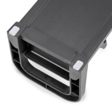 Emuca Porte-assiettes Orderbox pour tiroir, 90x470 mm, Gris anthracite, Aluminium et Plastique - Item5
