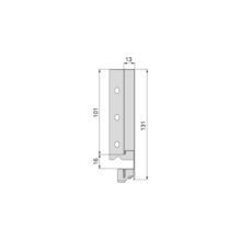 Emuca Cajón exterior Vertex 40kg con lateral de vidrio de altura 131mm, profundidad 450mm, Acero y Aluminio y Cristal, Gris antracita - Ítem10