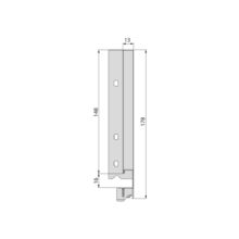 Emuca Cajón exterior Vertex 40kg de altura 178mm, profundidad 350mm, Acero, Gris antracita - Ítem1