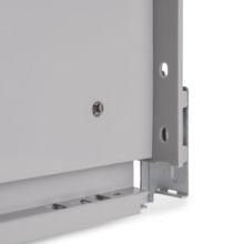 Emuca Tiroir extérieur Vertex avec réglages 3D hauteur 131mm, 40kg, profondeur 400mm, Acier, Peint en aluminium - Item5