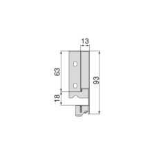 Emuca Tiroir extérieur Vertex 40 kg hauteur 93 mm, profondeur 450 mm, Gris anthracite, Acier - Item4