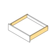 Emuca Cajón exterior Vertex 40kg de altura 93mm, profundidad 450mm, Acero, Gris antracita - Ítem1