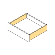 Emuca Cajón exterior Vertex 40kg de altura 131mm, profundidad 450mm, Acero, Gris antracita - Ítem6