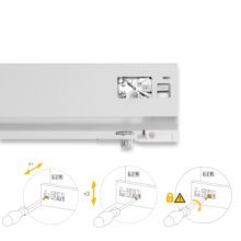 Emuca Cajón exterior Protone 30kg con guías de extracción total y cierre suave, Altura 93mm, profundidad 400mm, Acero, Pintado blanco - Ítem5