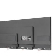 Emuca Cajón exterior Protone 30kg con guías de extracción total y cierre suave, Altura 178mm, profundidad 350mm, Acero, Gris antracita - Ítem2