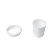 Emuca Accesorio porta objetos Pot, Plástico blanco, Plástico - Ítem5