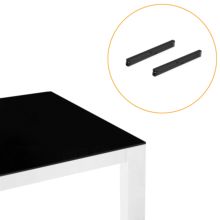 Emuca Jeu de ensemble de mécanismes de levage pour table basse, permet de lever la table de 135mm, Acier, Peint en noir - Item5