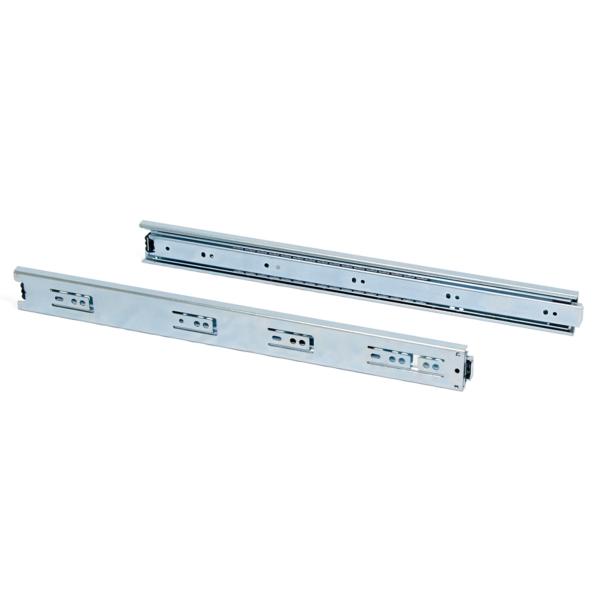 Juego de guías de bolas Emuca para cajón de extracción total 45 mm x L 250 mm