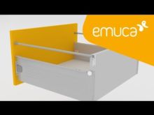 Emuca Kit cajón de cocina Ultrabox, altura 86 mm, prof. 400 mm, Acero, Gris metalizado - Ítem4