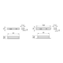 Emuca Connecteur USB A+C Linky (81x12mm), 5V DC 2A (10W), Plastique noir, Plastique - Item8