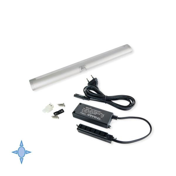 Aplique LED Persei Emuca A 395 mm luz blanca fría con sensor de movimiento