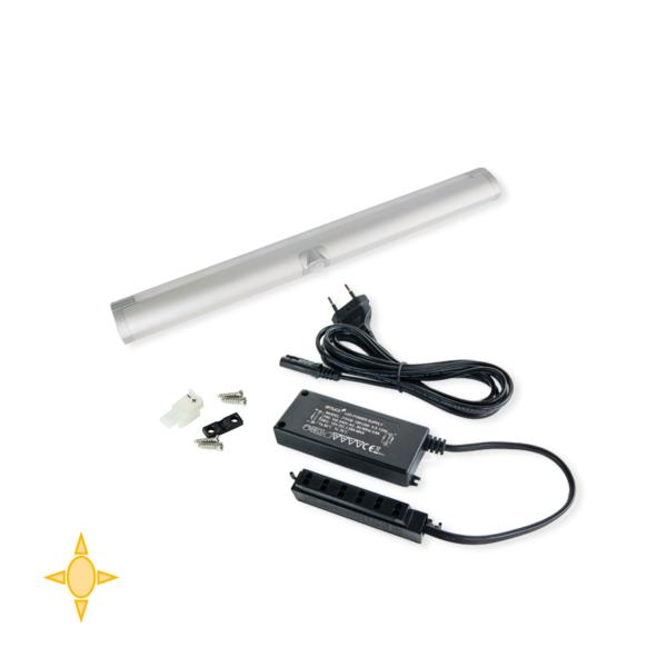 Aplique LED Persei Emuca A 395 mm luz blanca cálida con sensor de movimiento