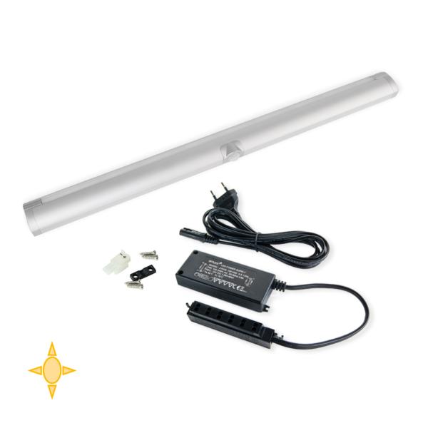 Aplique LED Persei Emuca A 595 mm luz blanca cálida con sensor de movimiento