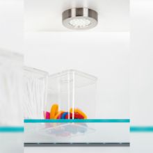 Emuca Foco LED con Soporte, D. 65 mm, Luz blanca fría, Plástico, Gris metalizado - Ítem5