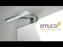 Emuca Applique LED pour miroir de salle de bain Sagitarius 40 mm (AC 230V 50Hz), 5 W, Chromé, Plastique et Aluminium - Item7