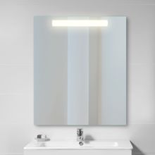 Emuca Miroir de salle de bain Pegasus avec éclairage frontal LED, rectangular 600 x 700 mm, AC 230V 50Hz, 6 W, Aluminium et Verre. - Item5