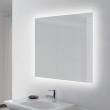 Emuca Espejo de baño Centaurus con iluminación LED decorativa, rectangular 600x800mm, AC 230V 50Hz, 14W, Aluminio y Cristal - Ítem3