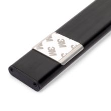 Emuca Luminaire LED Kaus Black rechargeable par USB avec détecteur de mouvement, 240mm, Peint en noir - Item4