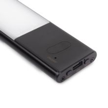 Emuca Luminaire LED Kaus Black rechargeable par usb avec capteur tactile, 240mm, Peint en noir, Plastique et Aluminium - Item2